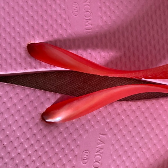 NWOT Lancôme pink flip flops M/L & NEW SEALED Absolue crème fondante soft cream - Picture 7 of 10